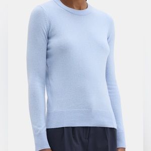 NWT Theory Cashmere Sweater Baby Blue XL